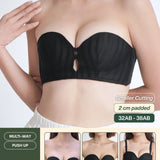 Everyday Fit Multi-Way Push Up Bra In Black - Bra - Strapless (Multi-Way) & Push Up - Adelais Official