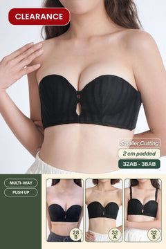 Everyday Fit Multi-Way Push Up Bra In Black