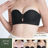 Everyday Fit Multi - Way Push Up Bra In Black - Bra - Strapless (Multi - Way) & Push Up - Adelais Official