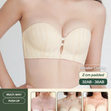 Everyday Fit Multi-Way Push Up Bra In Lemon Chiffon - Bra - Strapless (Multi-Way) & Push Up - Adelais Official