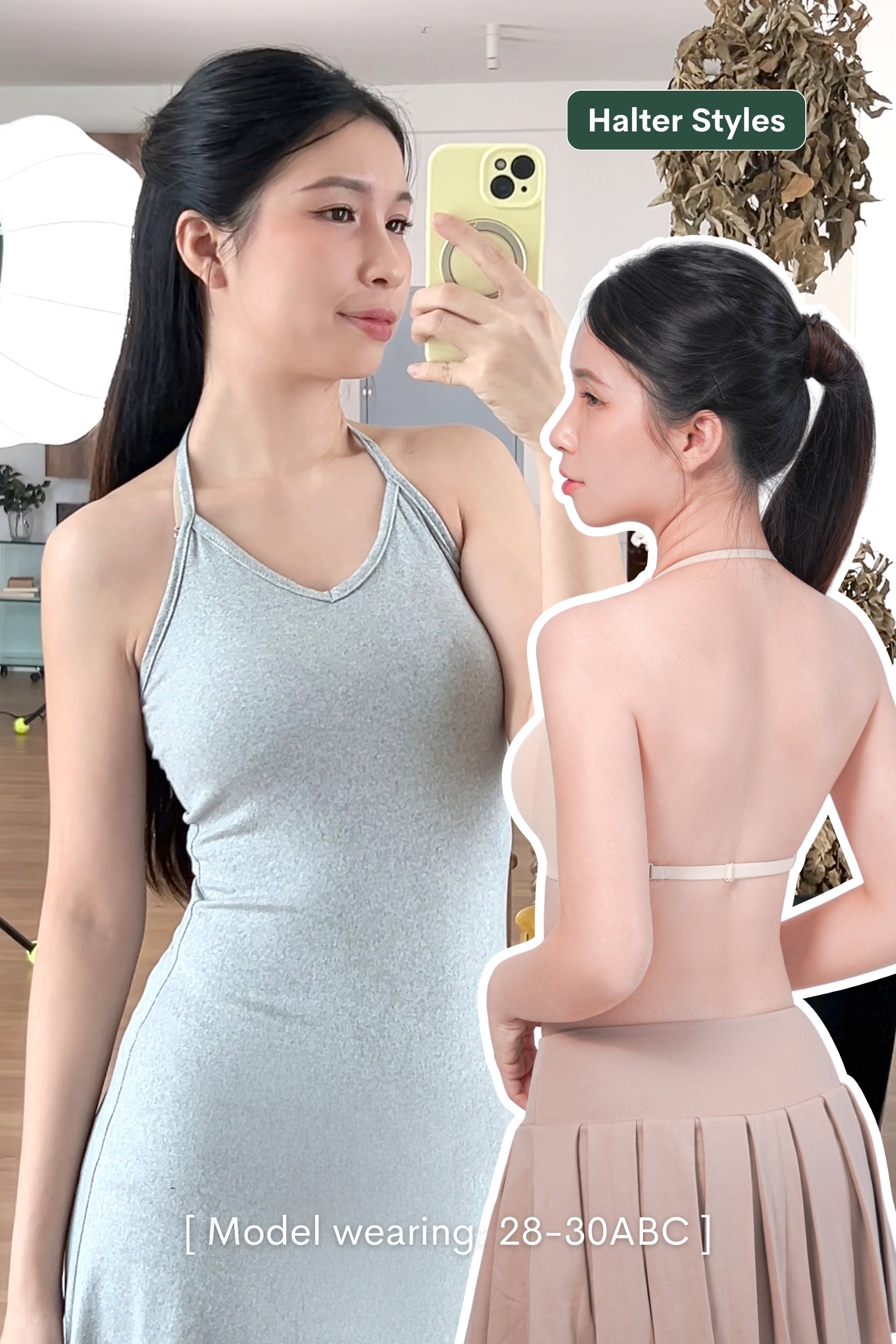 [JESSC] Daily Boost Low Back Multi-Way Push Up Bra - Bra - Push Up & Seamless - Adelais Official