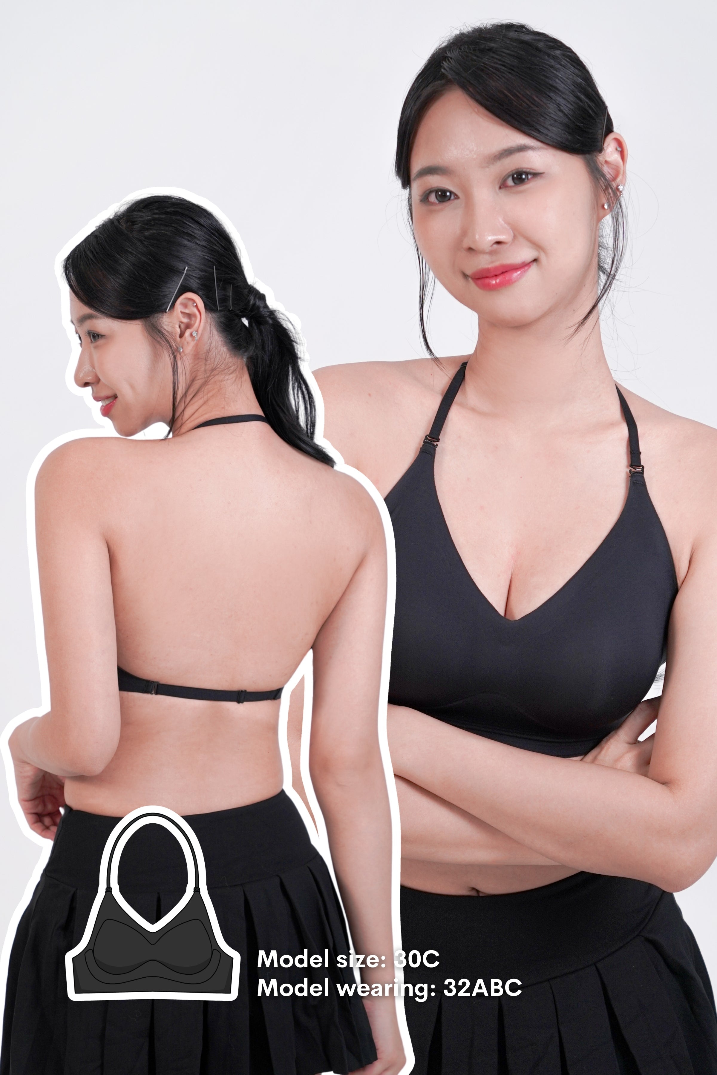 [JESSC] Daily Boost Low Back Multi-Way Push Up Bra - Bra - Push Up & Seamless - Adelais Official