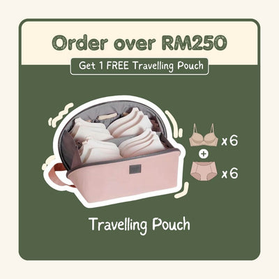 Large Capacity Travelling Pouch x1 (Order Over RM250, While Stocks Last) - Adelais Official