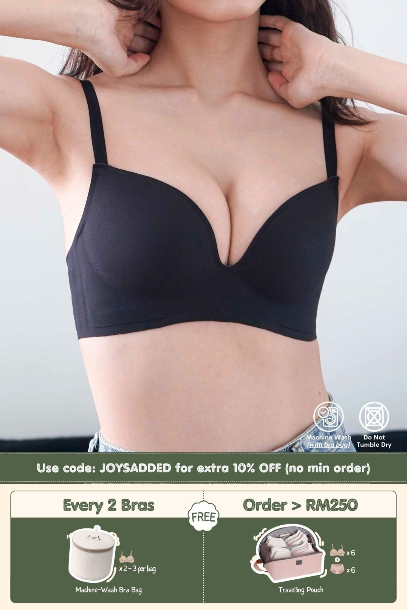 [Limited Stocks] Daily Comfort Push Up Bra - Adelais Official
