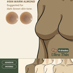 [NEW - IN] Adhesive Nipple Cover with Ultra - Thin & Light Edge (8CM Diameter) - Adhesive Bras (Nubra & Nipple Cover) - Adelais Official