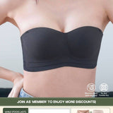 [New-In] Daily Softie Multi-way Seamless Bra In Black - Adelais Official - Bra - Strapless (Multi-Way) & Push Up