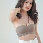 [New - In] Daily Softie Multi - way Seamless Bra In Hipster Brown - Bra - Strapless (Multi - Way) & Push Up - Adelais Official
