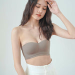 [New - In] Daily Softie Multi - way Seamless Bra In Hipster Brown - Bra - Strapless (Multi - Way) & Push Up - Adelais Official