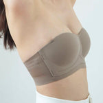 [New - In] Daily Softie Multi - way Seamless Bra In Hipster Brown - Bra - Strapless (Multi - Way) & Push Up - Adelais Official