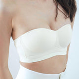 [New - In] Daily Softie Multi - way Seamless Bra In Milky White - Bra - Strapless (Multi - Way) & Push Up - Adelais Official