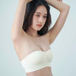 [New - In] Daily Softie Multi - way Seamless Bra In Milky White - Bra - Strapless (Multi - Way) & Push Up - Adelais Official