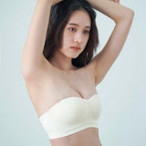 [New - In] Daily Softie Multi - way Seamless Bra In Milky White - Bra - Strapless (Multi - Way) & Push Up - Adelais Official