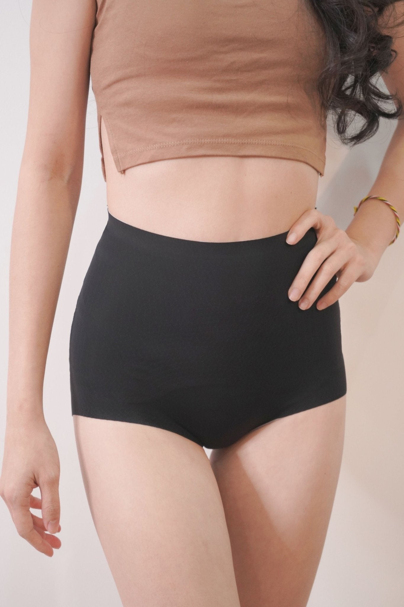 [New - In] Lite - Control Brief with Abdomen Control & Butt Lifting In Black - Panty - Tummy Control Brief - Adelais Official
