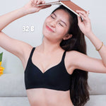 [New - In] Pure Comfort Seamless Push Up Bra In Black - Bra - Push Up - Adelais Official