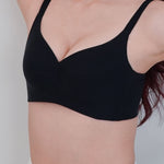 [New - In] Pure Comfort Seamless Push Up Bra In Black - Bra - Push Up - Adelais Official