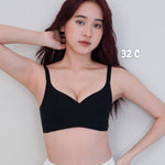 [New - In] Pure Comfort Seamless Push Up Bra In Black - Bra - Push Up - Adelais Official