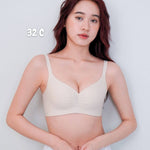 [New - In] Pure Comfort Seamless Push Up Bra In Linen - Bra - Push Up - Adelais Official