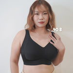 [New - In] Routine Plus Perfect Uplifting Seamless Bra (S - 3XL) In Black - Bra - Full Coverage & Natural Uplift & Seamless - Adelais Official
