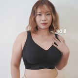 [New-In] Routine Plus Perfect Uplifting Seamless Bra (S-3XL) In Black - Adelais Official