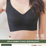 [New-In] Routine Plus Perfect Uplifting Seamless Bra (S-3XL) In Black - Adelais Official - Bra - Coverage & Push Up & Seamless