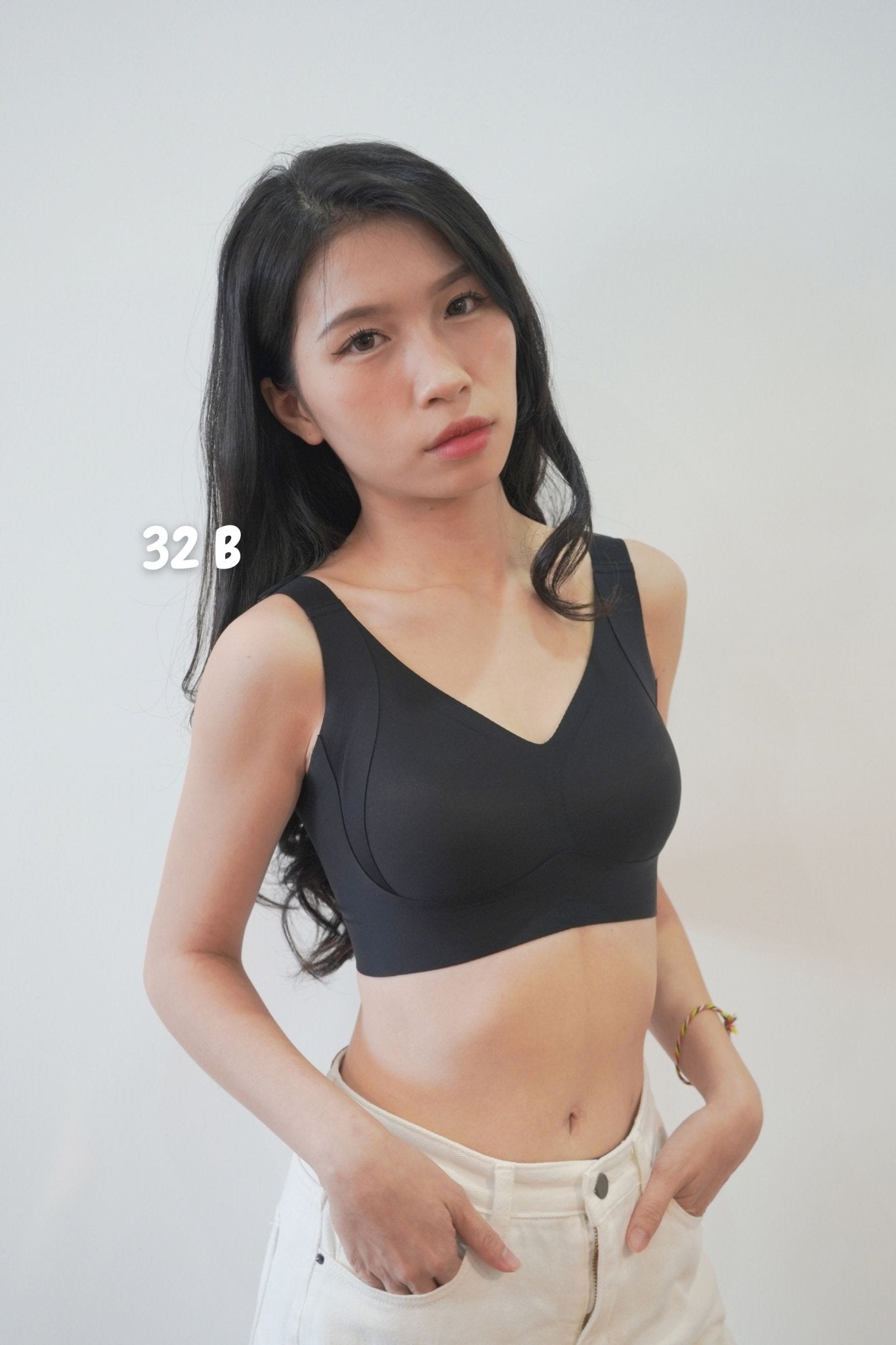 [New - In] Routine Plus Perfect Uplifting Seamless Bra (S - 3XL) In Black - Bra - Full Coverage & Natural Uplift & Seamless - Adelais Official