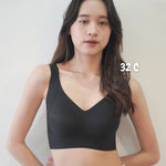[New - In] Routine Plus Perfect Uplifting Seamless Bra (S - 3XL) In Black - Bra - Full Coverage & Natural Uplift & Seamless - Adelais Official