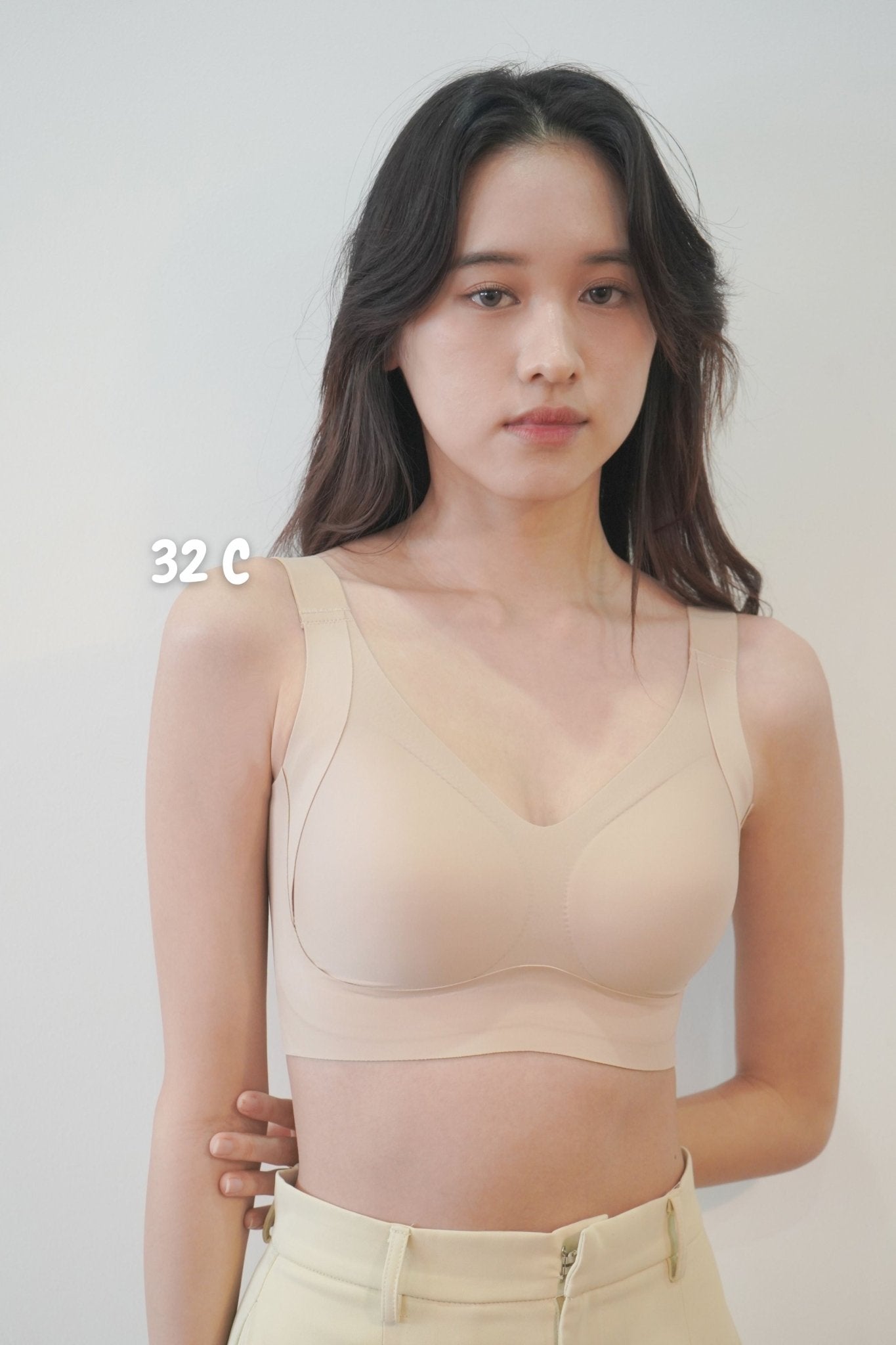 [New - In] Routine Plus Perfect Uplifting Seamless Bra (S - 3XL) In Warm Natural - Bra - Full Coverage & Natural Uplift & Seamless - Adelais Official