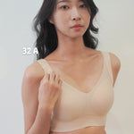 [New - In] Routine Plus Perfect Uplifting Seamless Bra (S - 3XL) In Warm Natural - Bra - Full Coverage & Natural Uplift & Seamless - Adelais Official