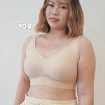 [New - In] Routine Plus Perfect Uplifting Seamless Bra (S - 3XL) In Warm Natural - Bra - Full Coverage & Natural Uplift & Seamless - Adelais Official