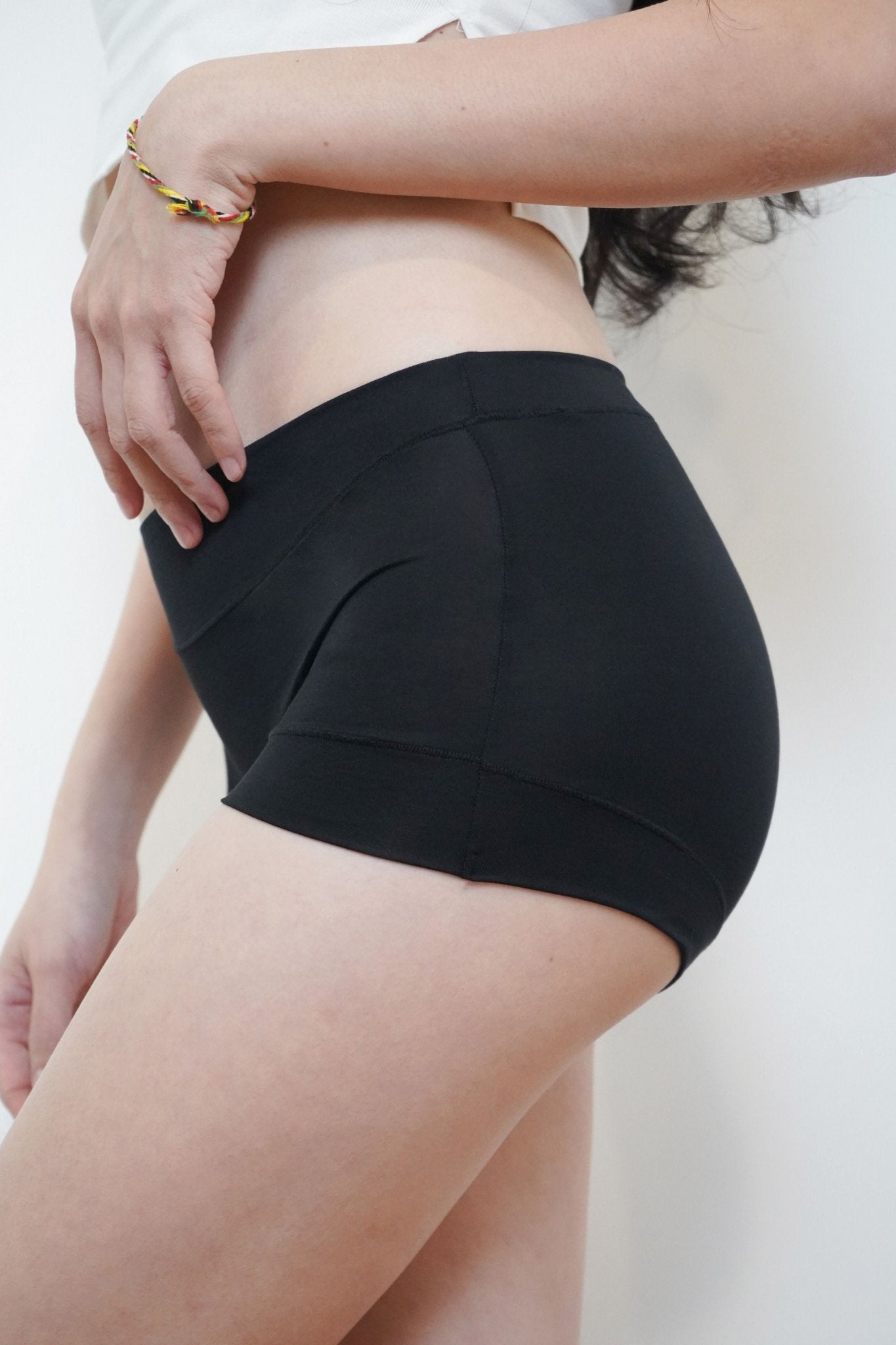 [NEW - IN] Soft Cotton 60S Modal Antibacterial Panty In Black - Panty - Seamless Brief - Adelais Official