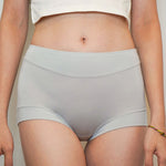 [NEW - IN] Soft Cotton 60S Modal Antibacterial Panty In Light Grey - Panty - Seamless Brief - Adelais Official