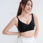 [New - In] Ultra Boost Seamless Push Up Bra In Black - Bra - Push Up & Seamless - Adelais Official
