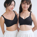 [New - In] Ultra Boost Seamless Push Up Bra In Black - Bra - Push Up & Seamless - Adelais Official