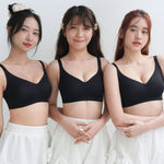 [New - In] Ultra Boost Seamless Push Up Bra In Black - Bra - Push Up & Seamless - Adelais Official