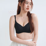 [New - In] Ultra Fit Seamless Push Up Bra In Black - Bra - Push Up & Seamless - Adelais Official