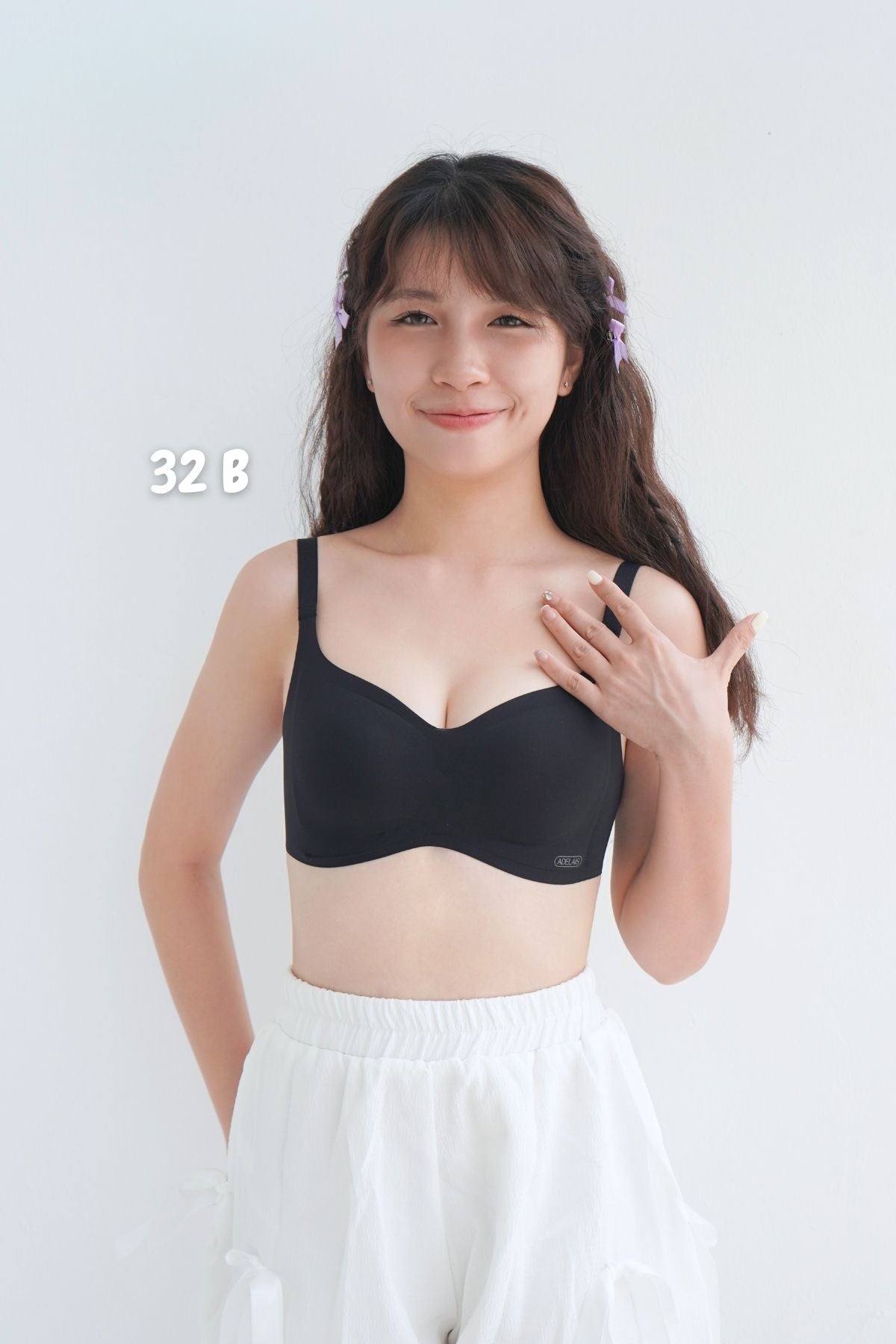 [New - In] Ultra Fit Seamless Push Up Bra In Black - Bra - Push Up & Seamless - Adelais Official