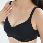 [New - In] Ultra Fit Seamless Push Up Bra In Black - Bra - Push Up & Seamless - Adelais Official