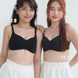 [New - In] Ultra Fit Seamless Push Up Bra In Black - Bra - Push Up & Seamless - Adelais Official