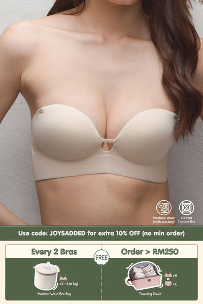 [New-In] Ultra Softie Push Up & Seamless Multi-Way Bra - Adelais Official