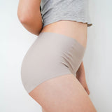 [New - In] Wear Nothing Seamless Antibacterial Panty In Smoke - Panty - Seamless Brief - Adelais Official