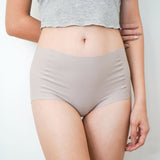 [New - In] Wear Nothing Seamless Antibacterial Panty In Smoke - Panty - Seamless Brief - Adelais Official