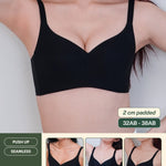 Pure Comfort Seamless Push Up Bra In Black - Bra - Push Up & Seamless - Adelais Official