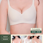 Pure Comfort Seamless Push Up Bra In Linen - Bra - Push Up & Seamless - Adelais Official