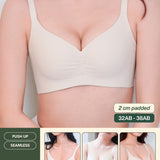 Pure Comfort Seamless Push Up Bra In Linen - Bra - Push Up & Seamless - Adelais Official