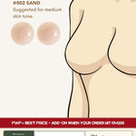 [PWP] Adhesive Nipple Cover with Ultra - Thin & Light Edge (8CM Diameter) - Adhesive Bras (Nubra & Nipple Cover) - Adelais Official