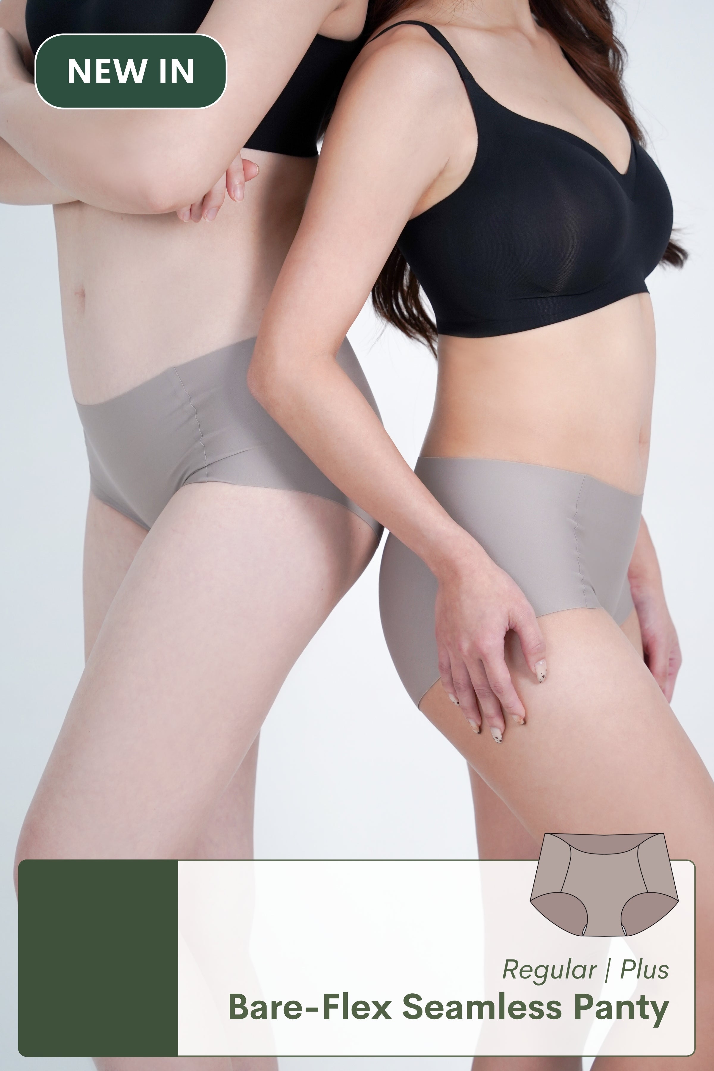 [PWP] Bare Flex Seamless Panty - Panty - Seamless Brief - Adelais Official