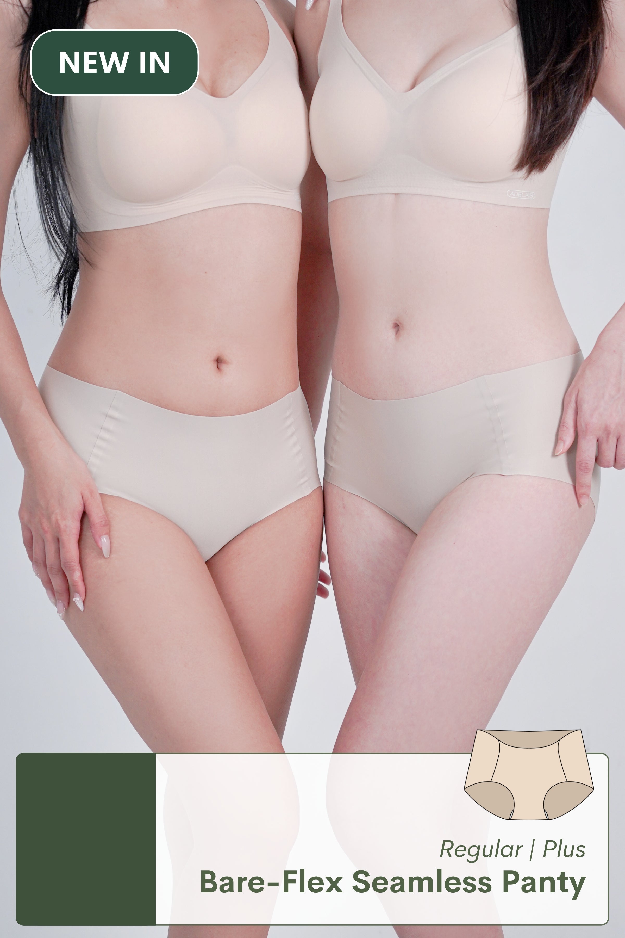 [PWP] Bare Flex Seamless Panty - Panty - Seamless Brief - Adelais Official
