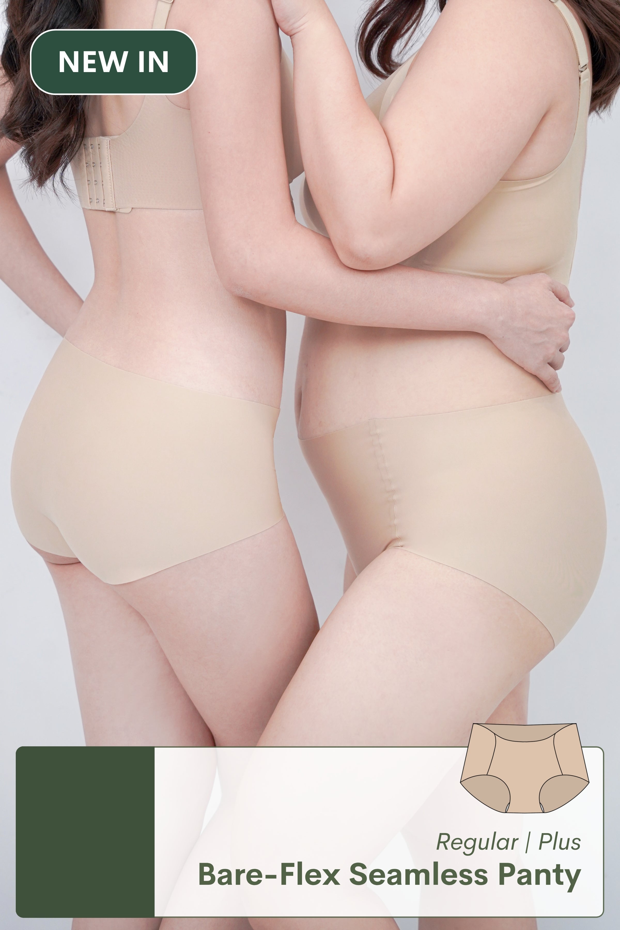 [PWP] Bare Flex Seamless Panty - Panty - Seamless Brief - Adelais Official