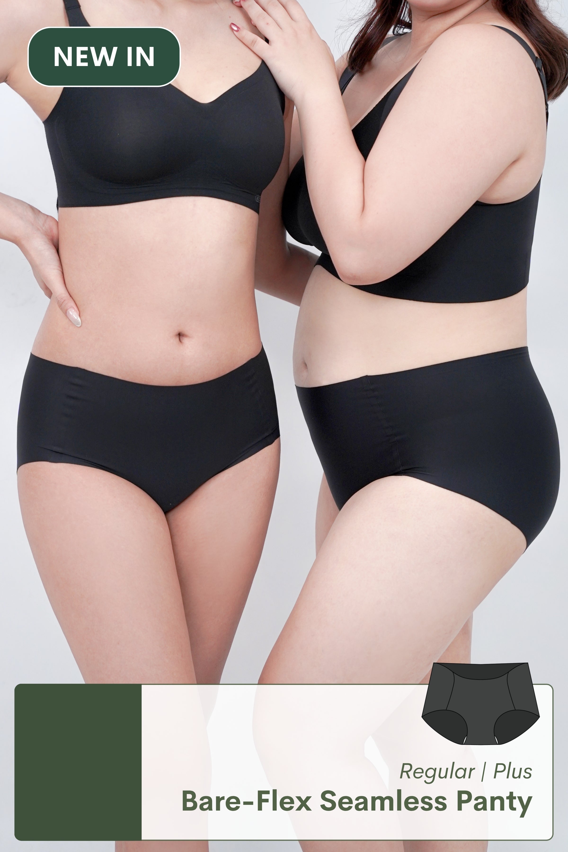 [PWP] Bare Flex Seamless Panty - Panty - Seamless Brief - Adelais Official