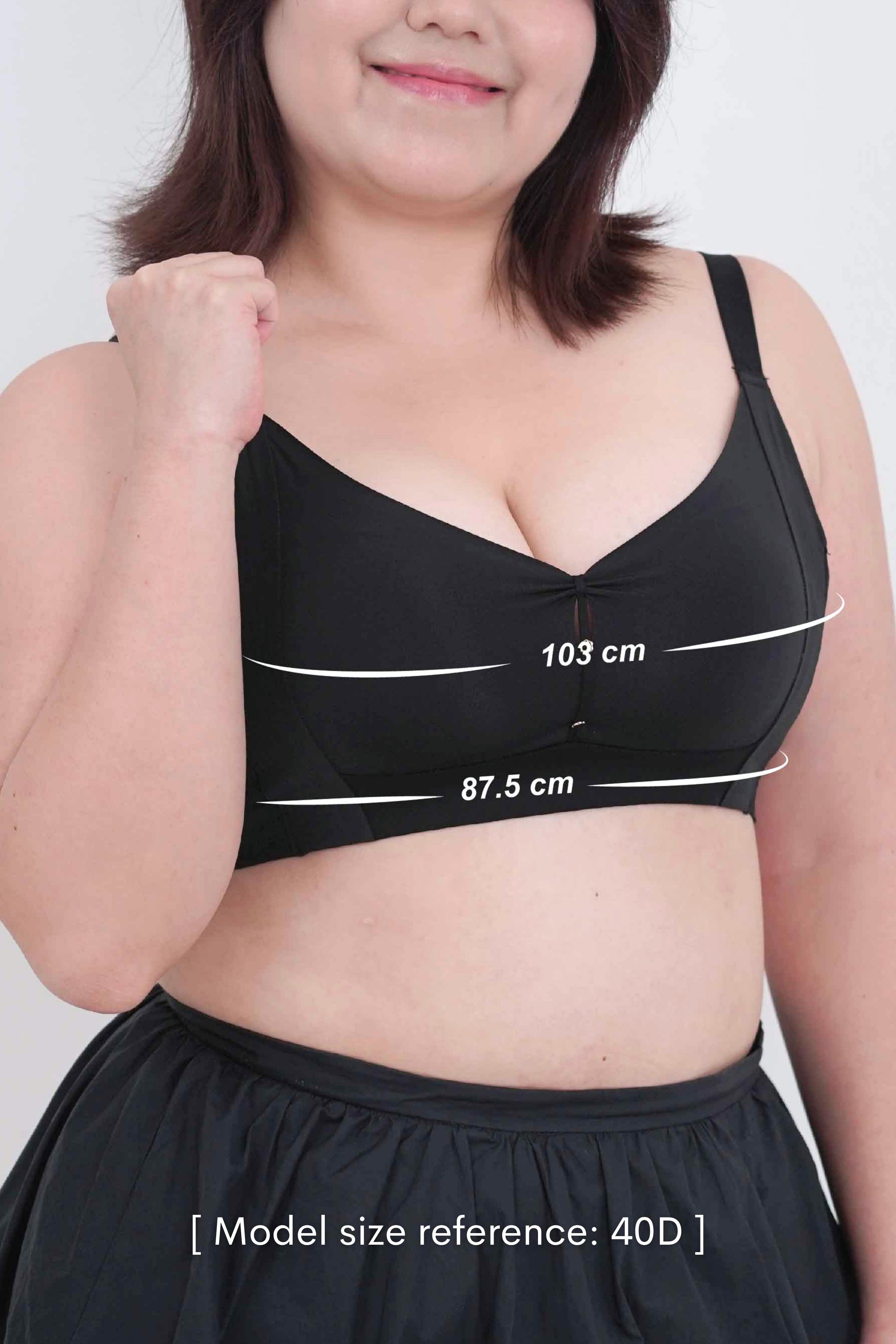 Refine AiryLite Shaping Push Up Bra in Black - Bra - Full Coverage & Natural Uplift & Seamless - Adelais Official